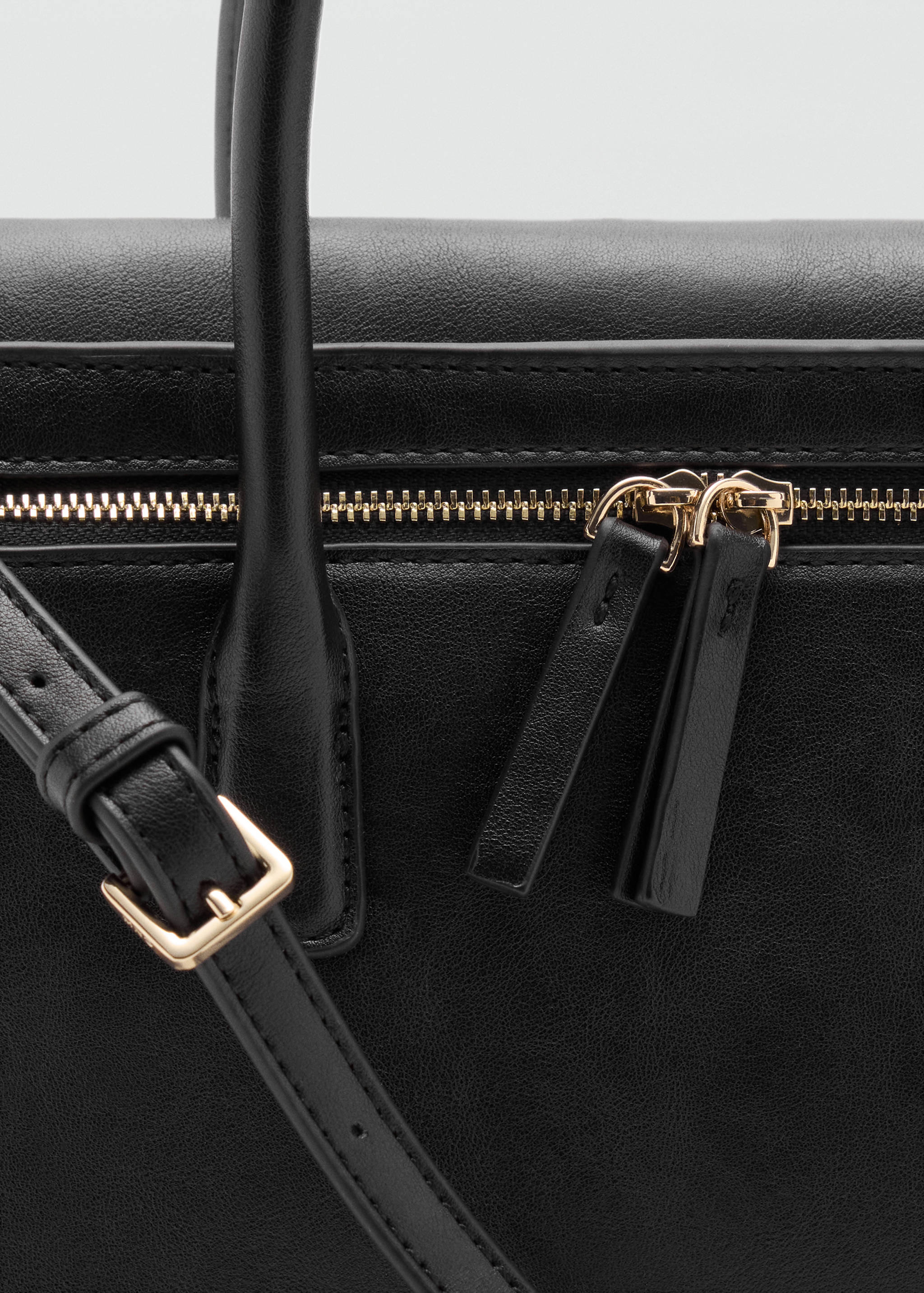 Handbag with zips - Details of the article 1