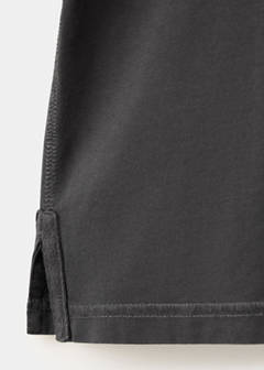 Short-sleeved cotton t-shirt — Charcoal 7