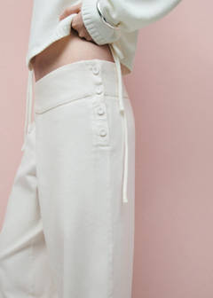 Barrel trousers with button detail — Off White 4