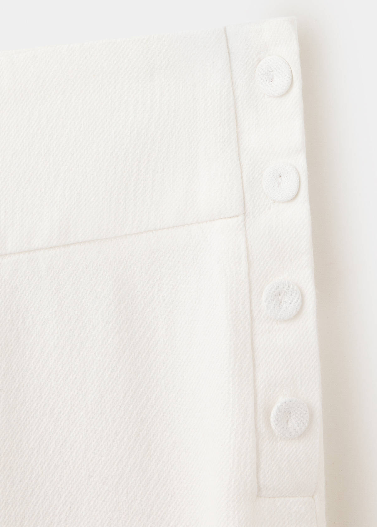 Barrel trousers with button detail — Off White