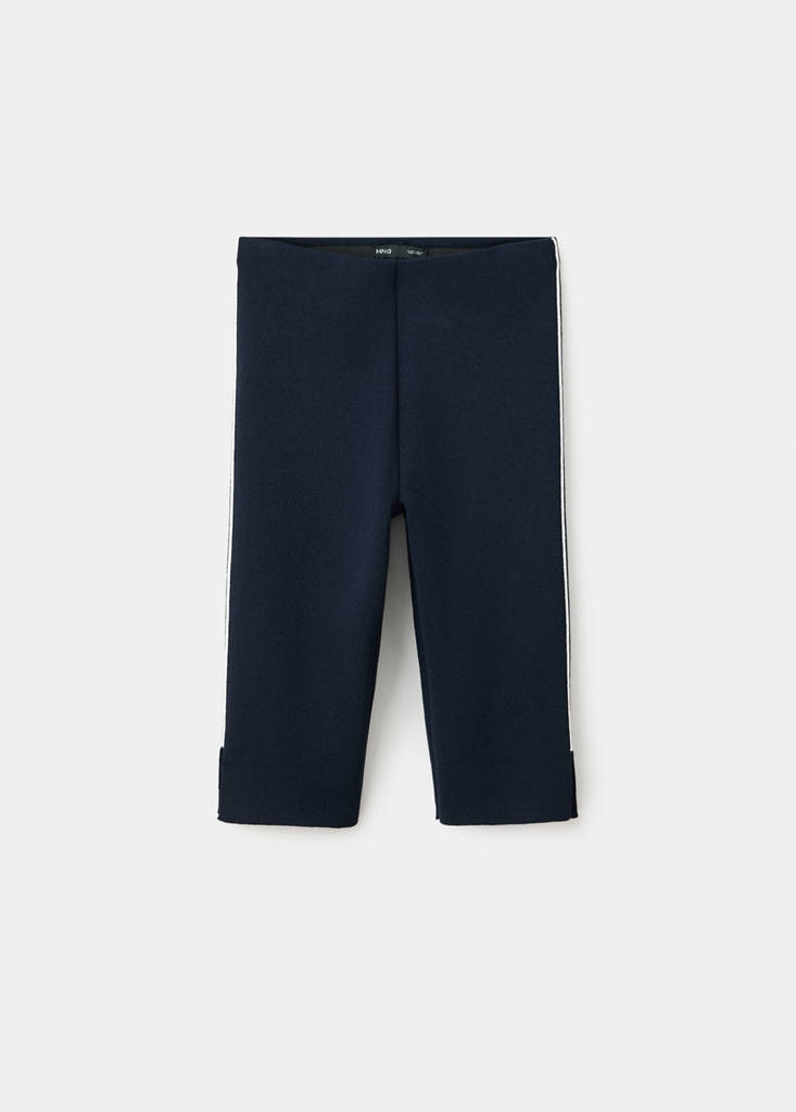 Mango Pantalon Monte In Blue