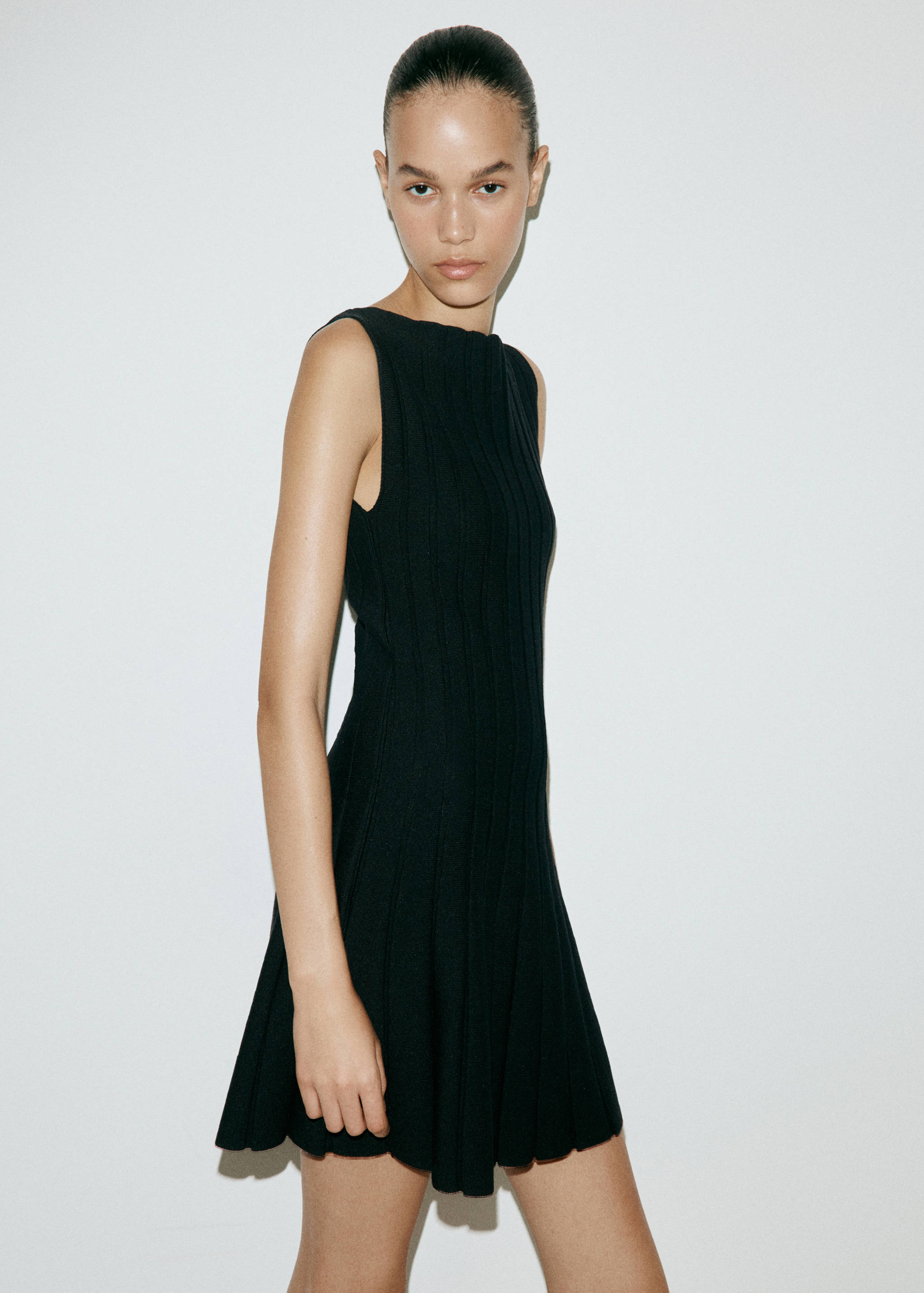 Ribbed knit dress - Medium plane