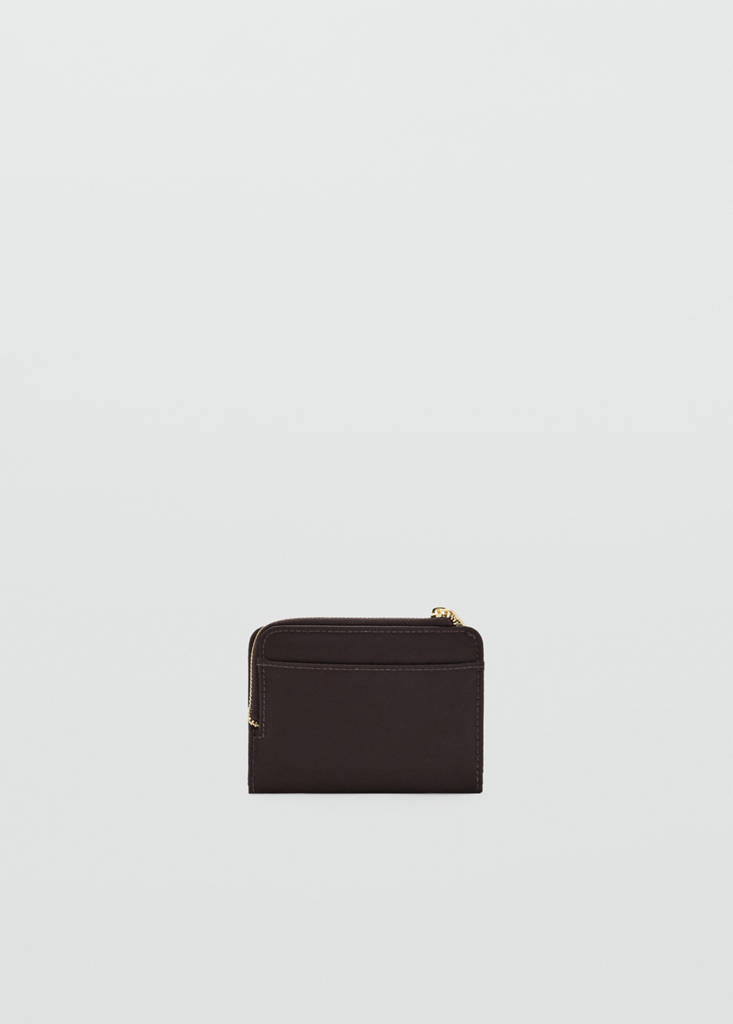 Small nylon wallet — Chocolate