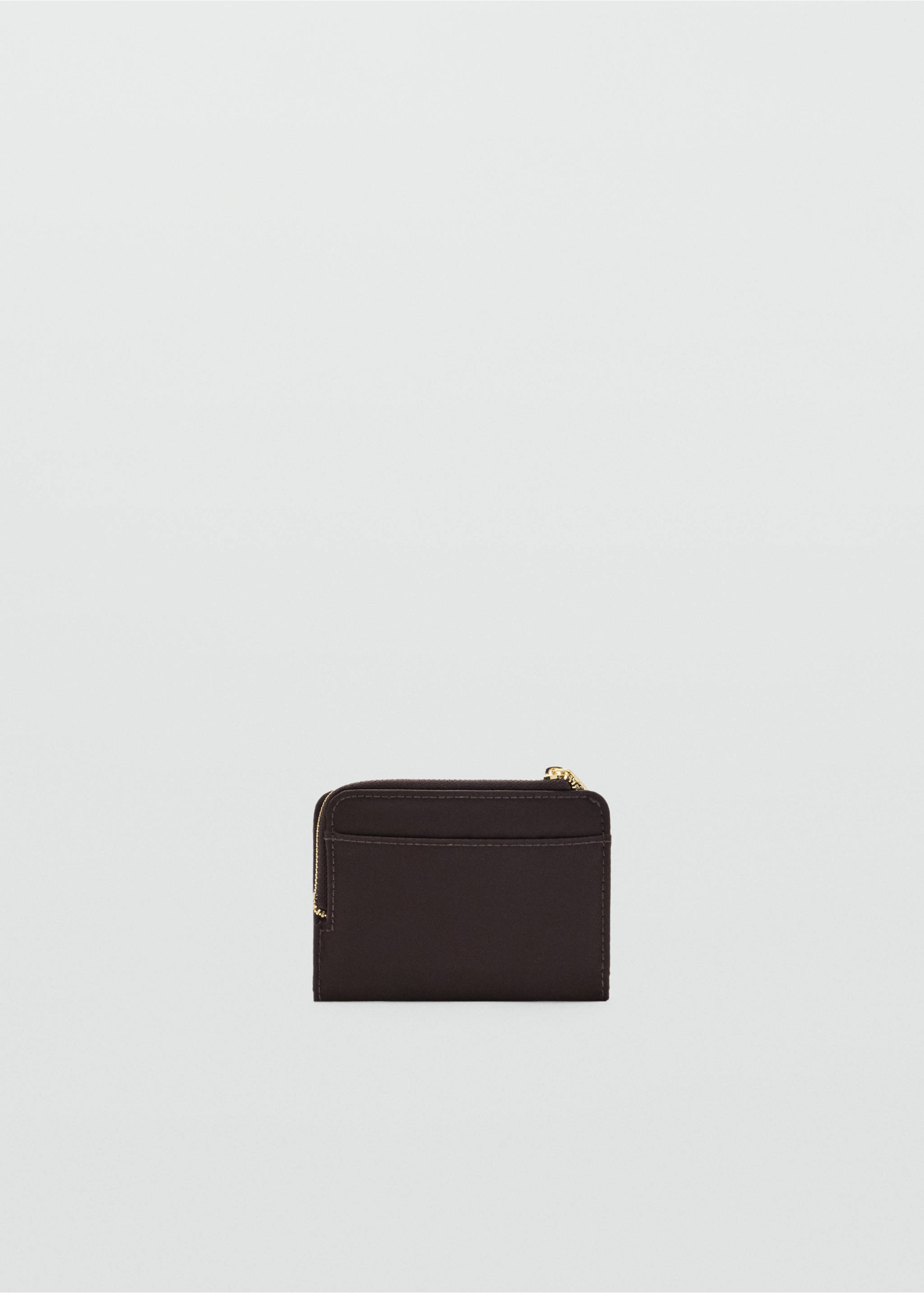 Small nylon wallet - Details of the article 2, Chocolate. Ref: 37074108-00.