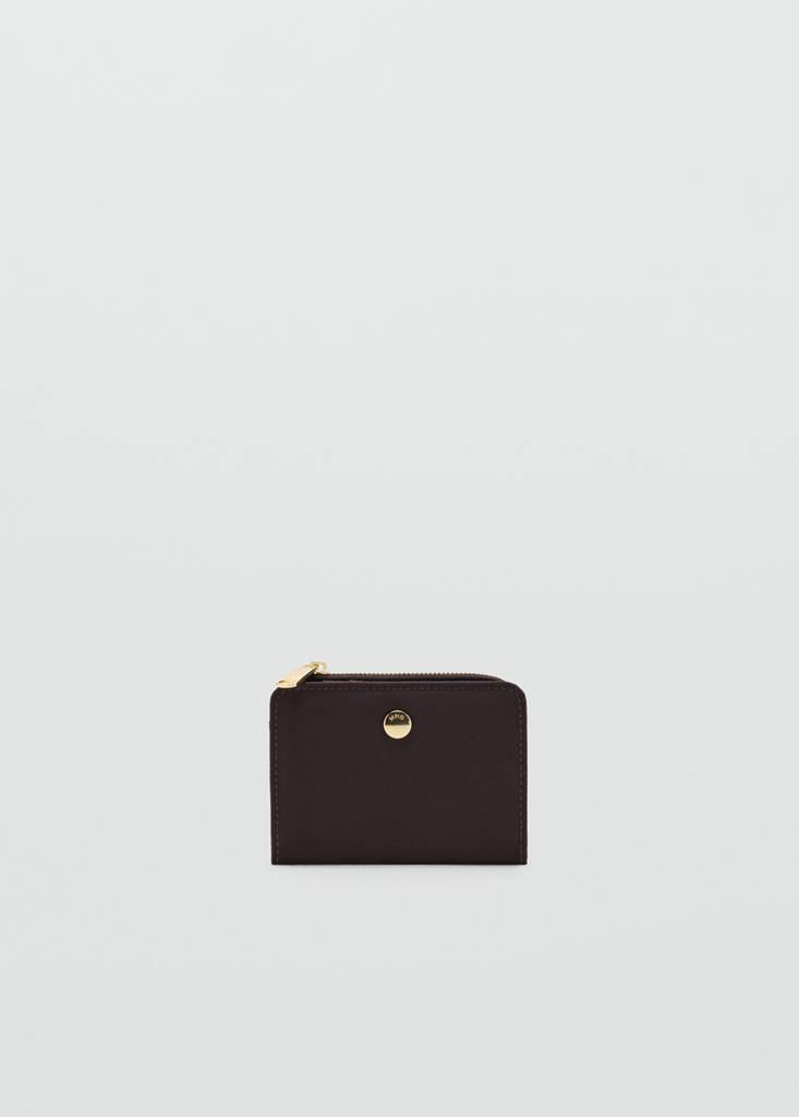 Small nylon wallet — Chocolate