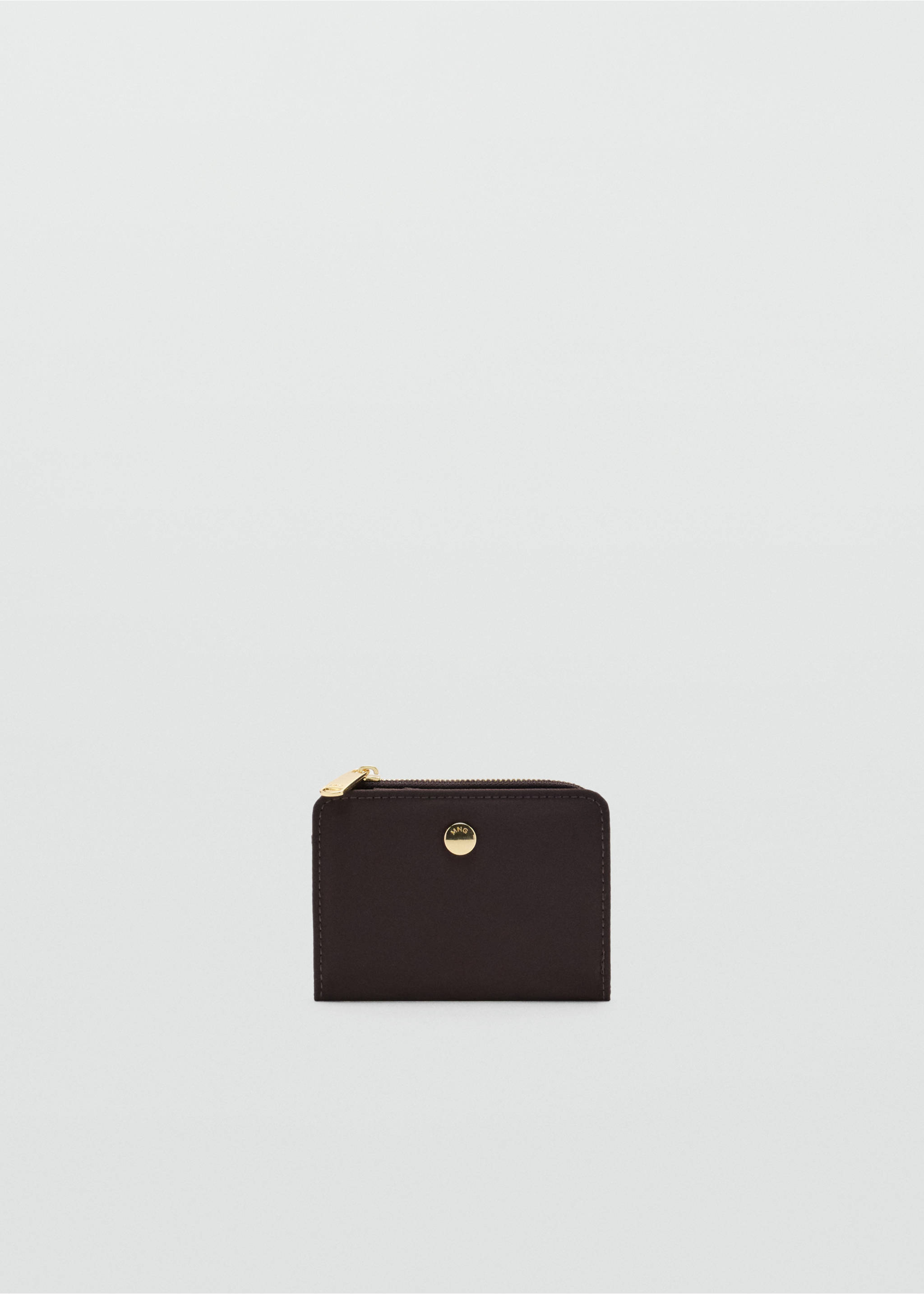 Small nylon wallet - Article without model, Chocolate. Ref: 37074108-00.