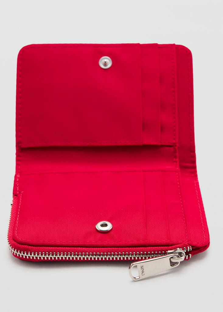 Small nylon wallet — Red