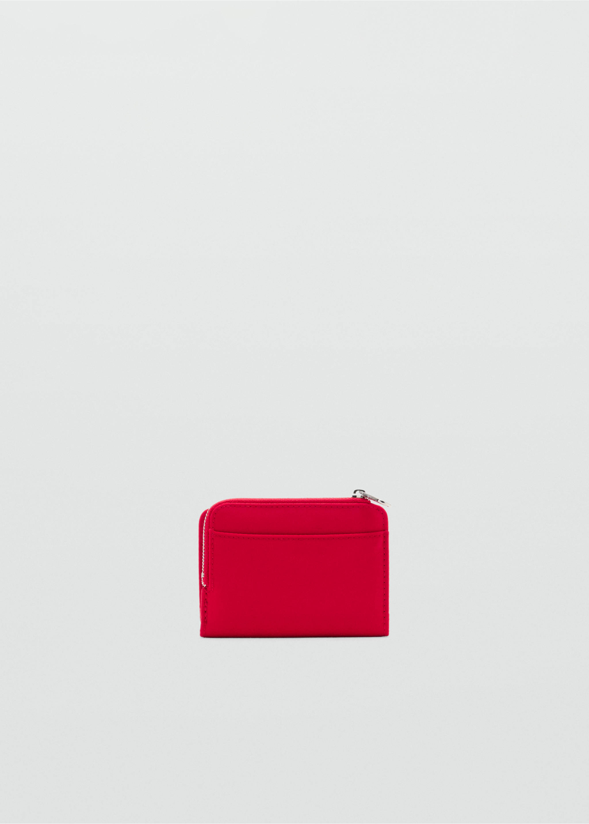 Small nylon wallet - Details of the article 2, Red. Ref: 37074108-00.