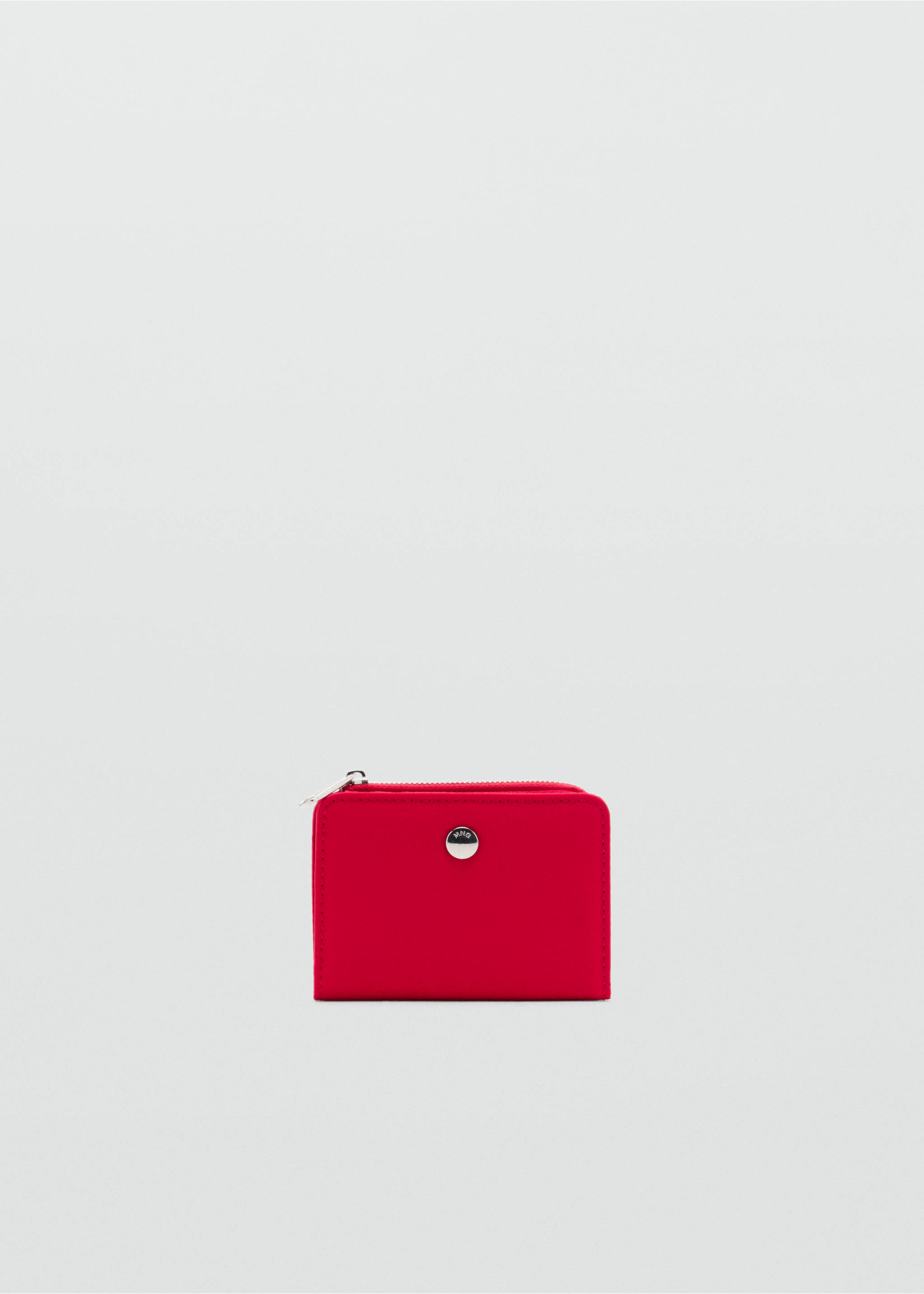 Small nylon wallet - Article without model, Red. Ref: 37074108-00.