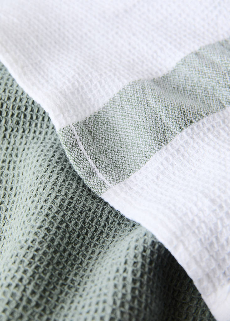 100% cotton waffle terry matching towels - thumbnail 4