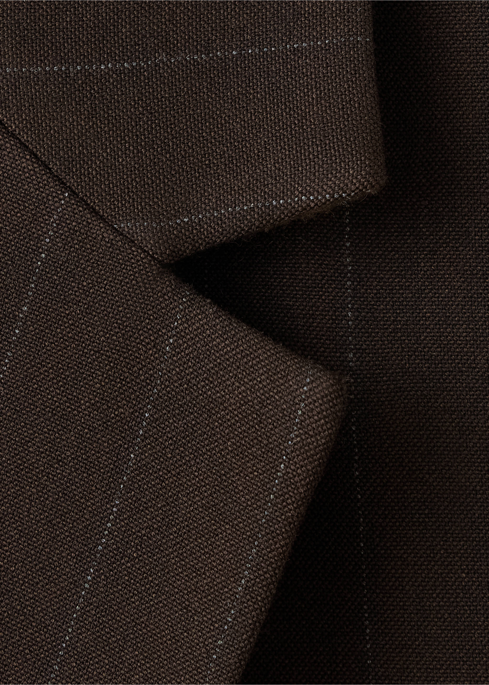 Blazer costume droit - Détail de l'article 8, Marron. Ref: 37074111-00.