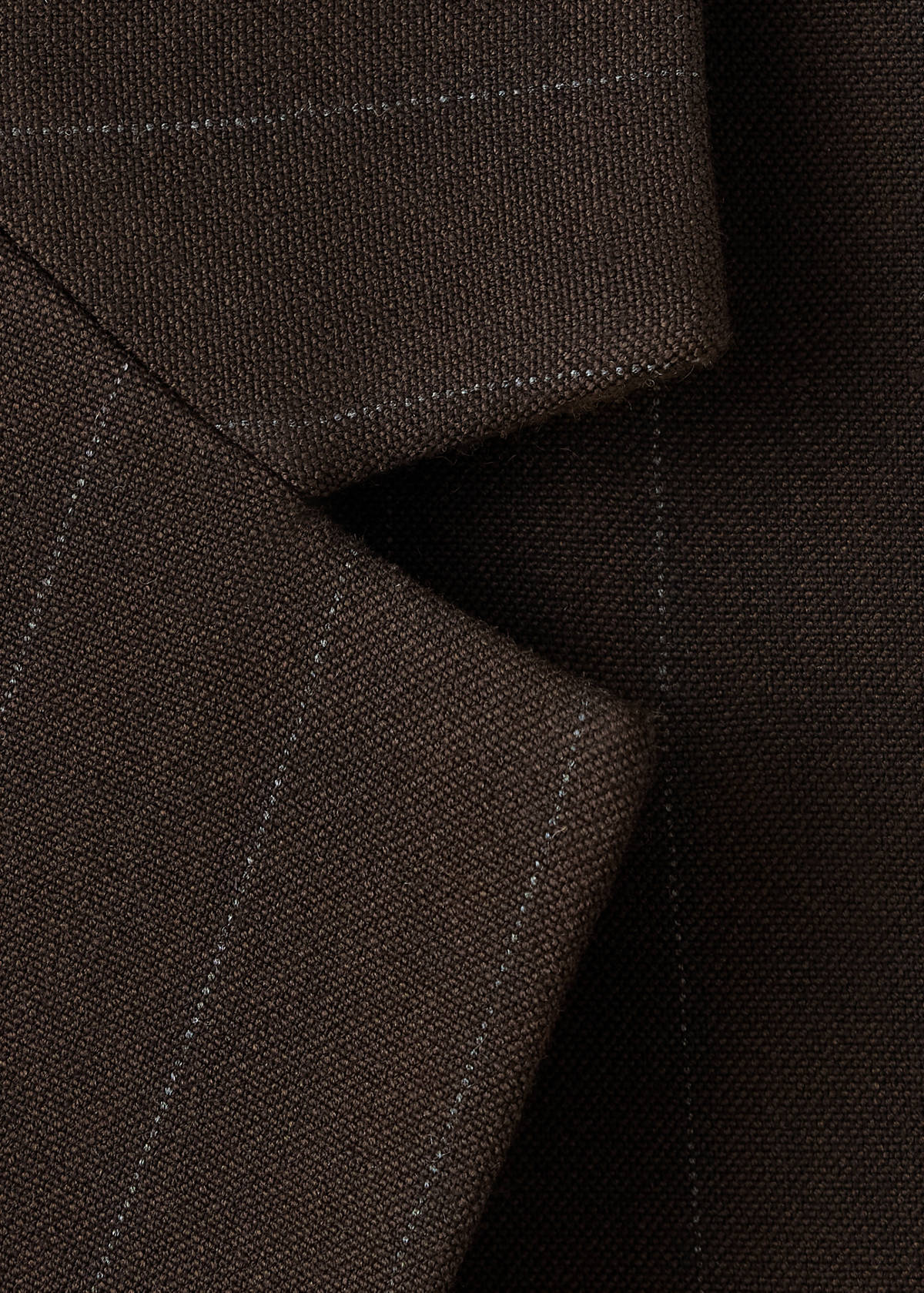 Straight-fit suit blazer — Brown