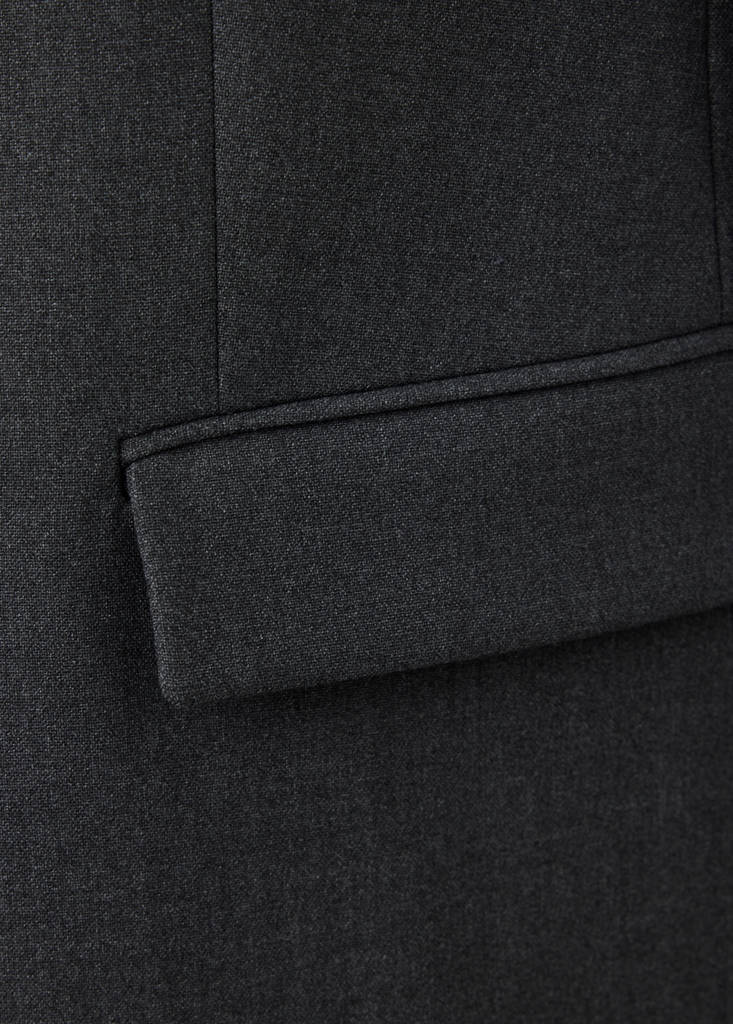 Straight-fit suit blazer — Grey