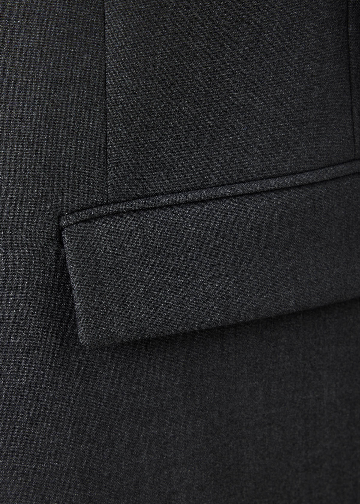 Straight-fit suit blazer — Grey
