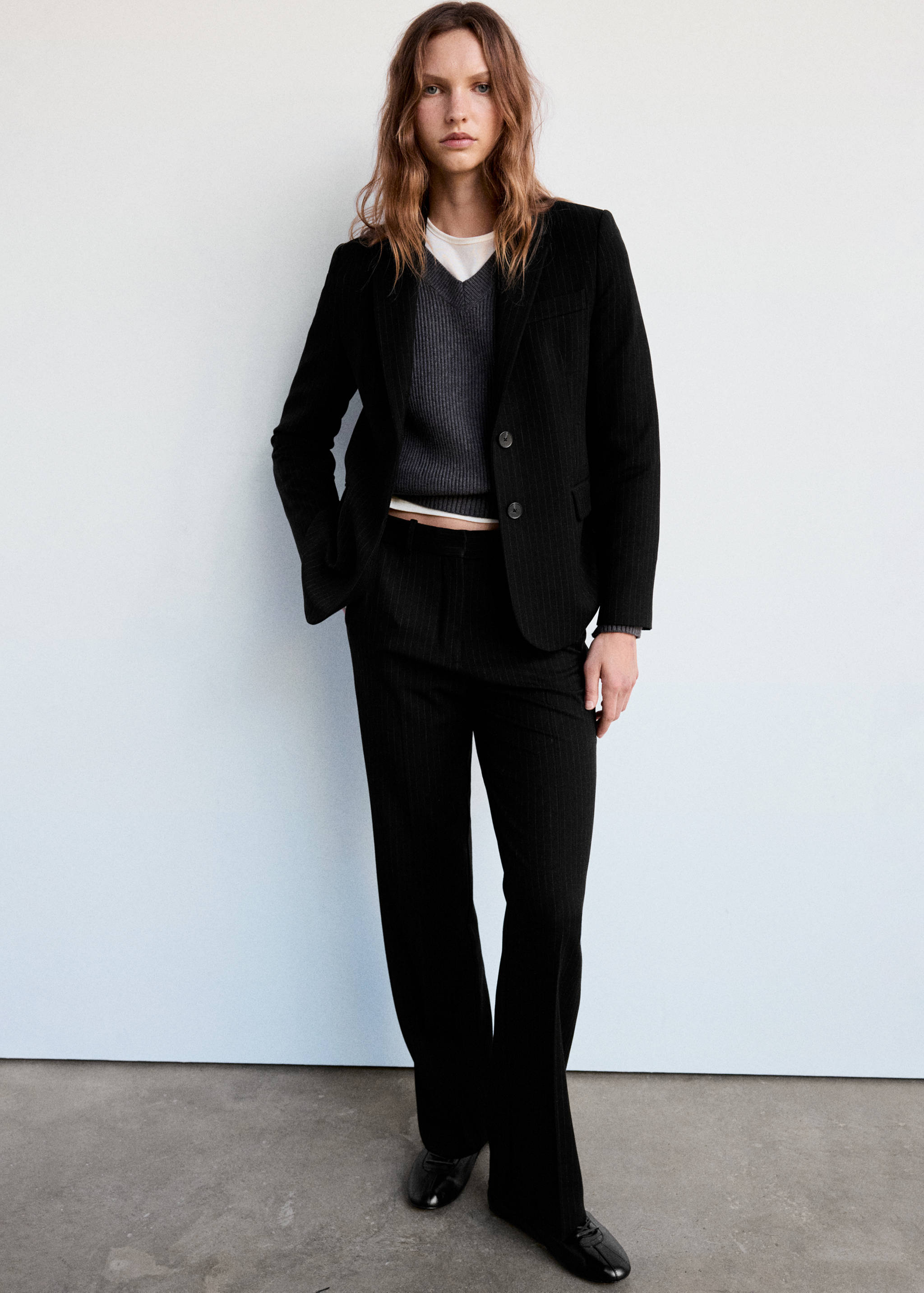 Blazer traje recta - Plano general