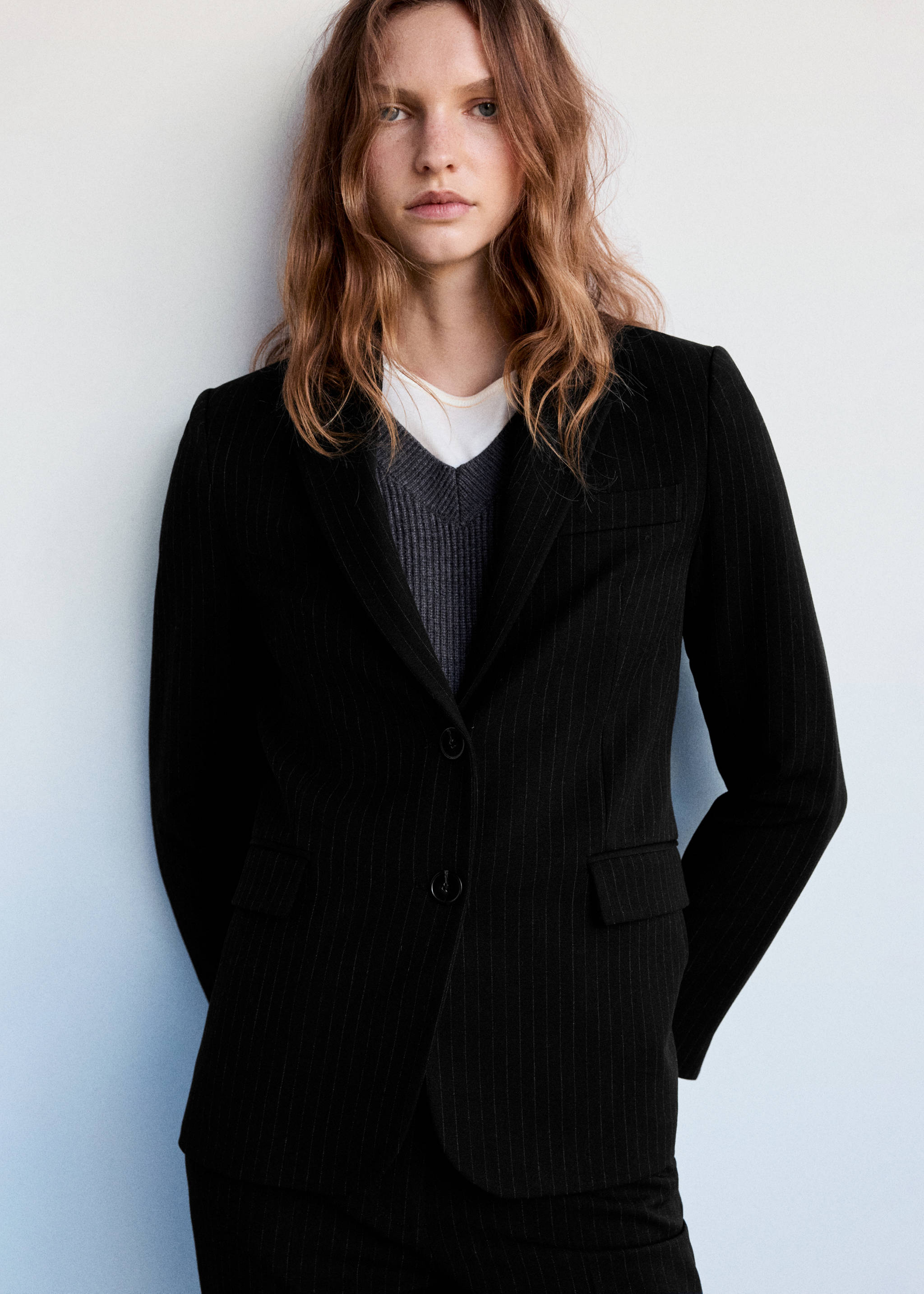 Blazer traje recta - Plano medio