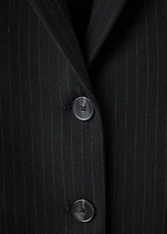 Straight-fit suit blazer — Black 6