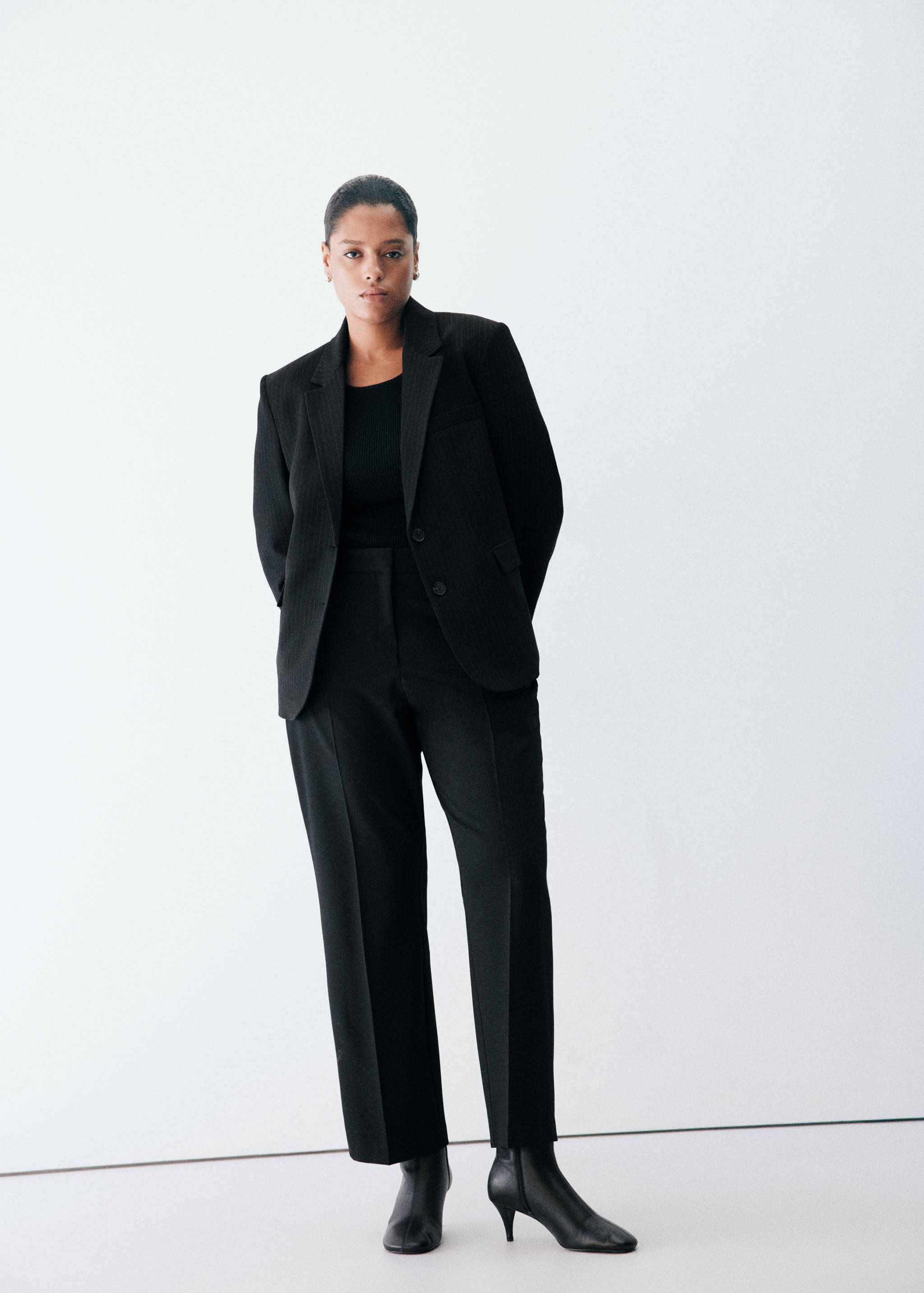 Straight-fit suit blazer - Details of the article 5