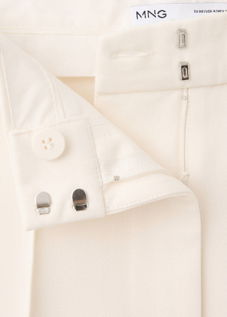 Flared trousers with seams — Off White
