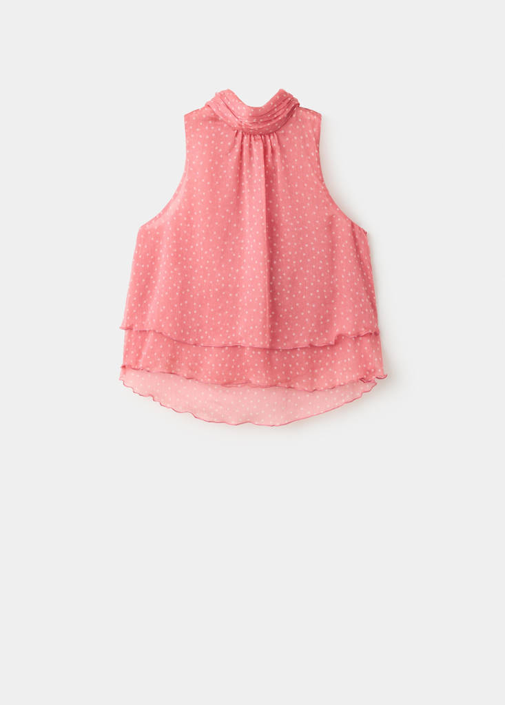 Mango Blouse Rosita In Rose Pâle