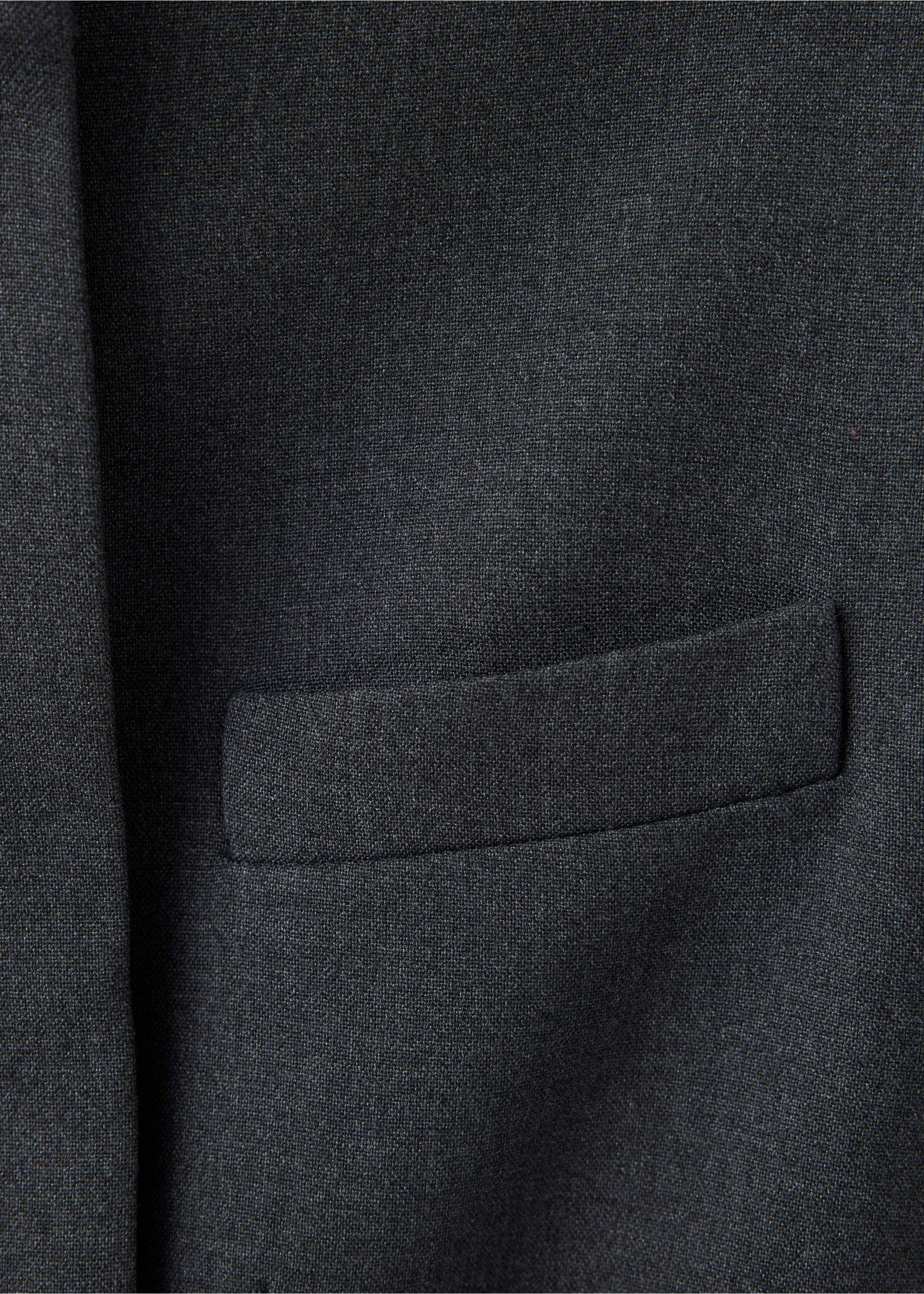 Fitted boat neck blazer - Details of the article 0, Grey. Ref: 37074116-00.