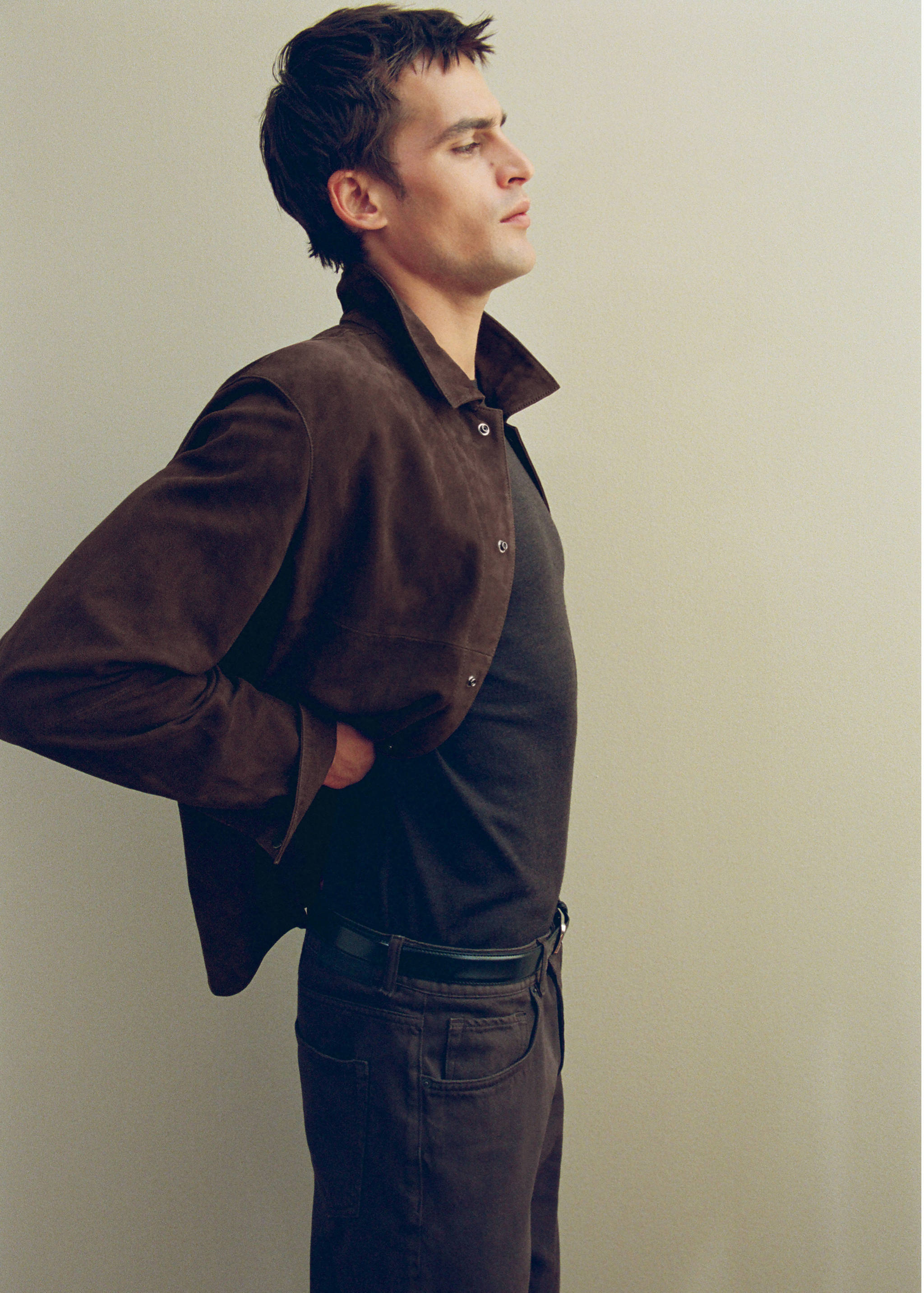 Leather jacket with pocket - Details of the article 6