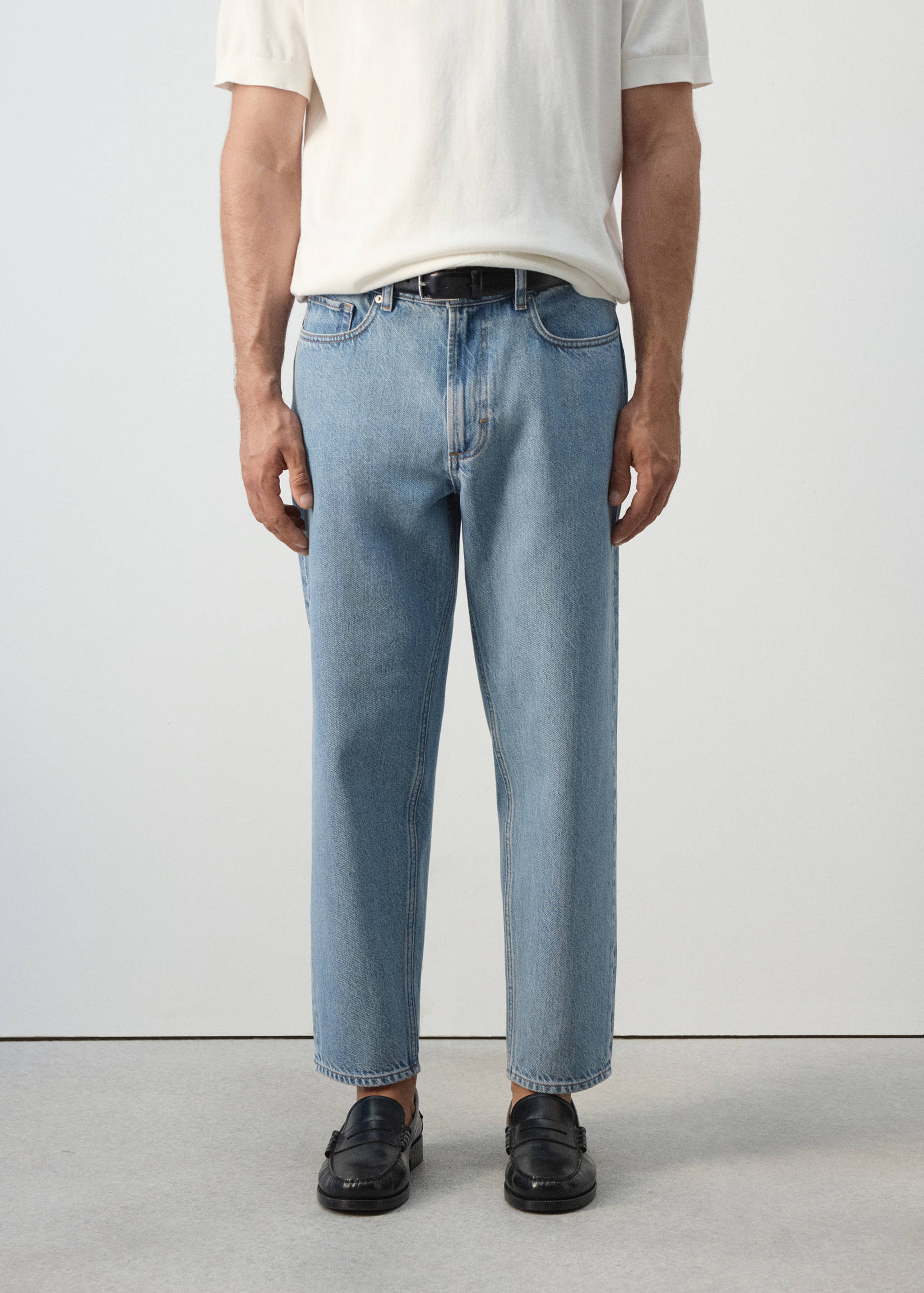 Calças de ganga Sammy cropped carrot fit - Plano médio
