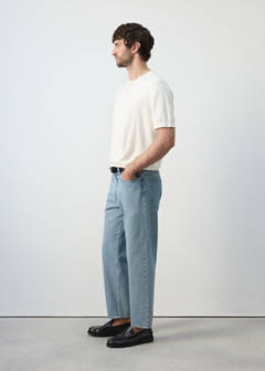 Sammy cropped carrot fit jeans — Light Blue 5
