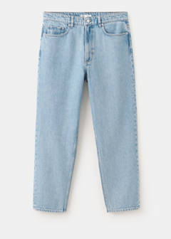 Sammy cropped carrot fit jeans — Light Blue 7