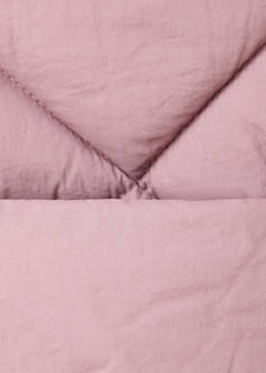 Quilted gilet with hood — Pink 4
