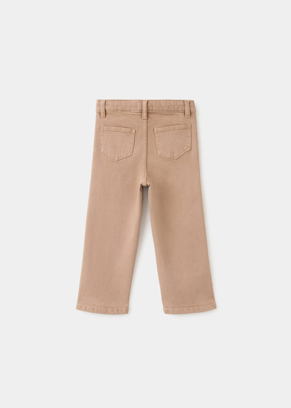 Straight seamless jeans — Medium Brown