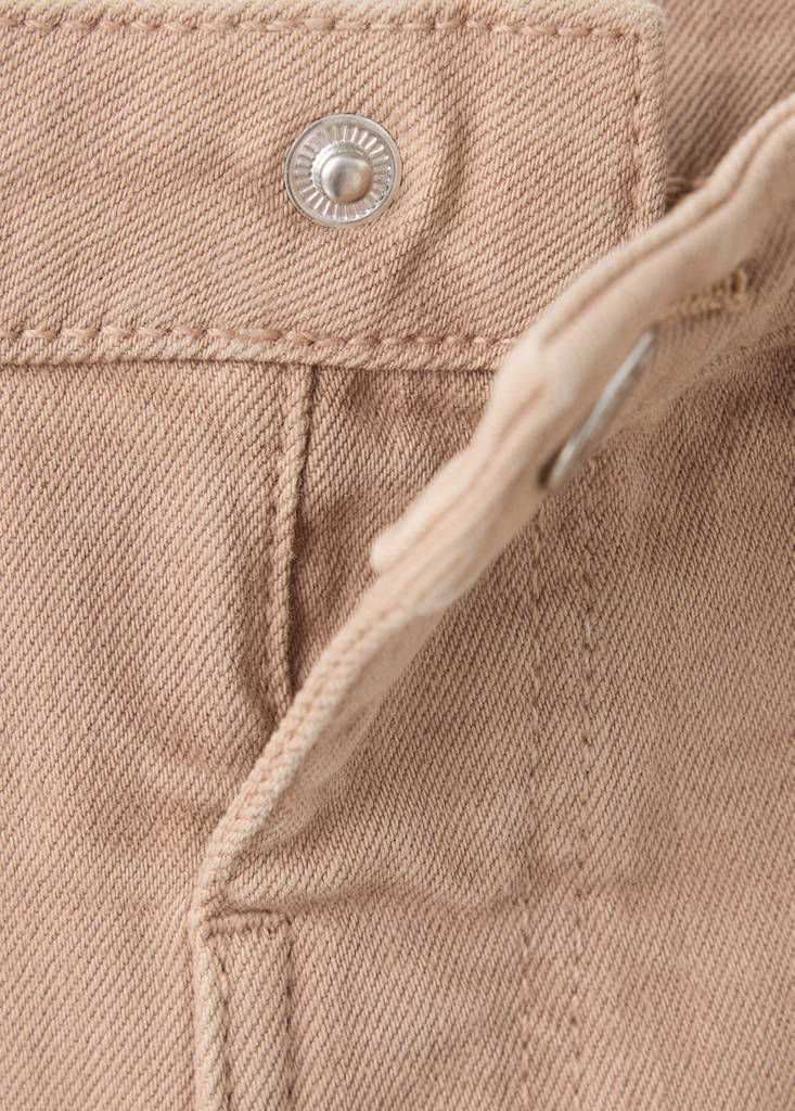 Straight seamless jeans — Medium Brown