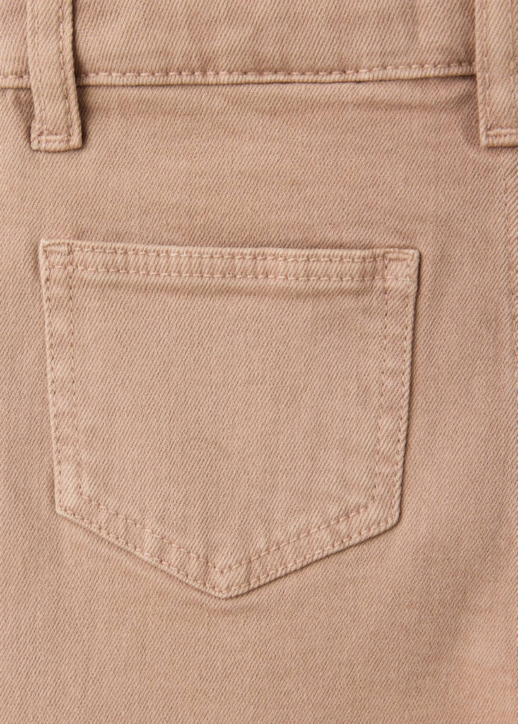 Straight seamless jeans — Medium Brown