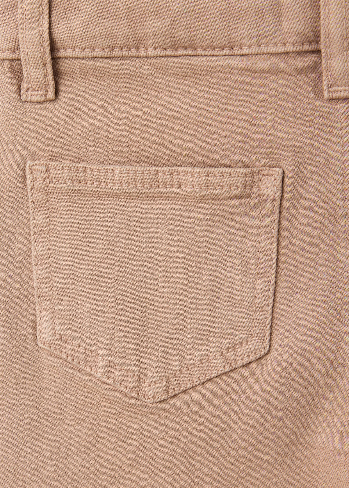 Straight seamless jeans — Medium Brown