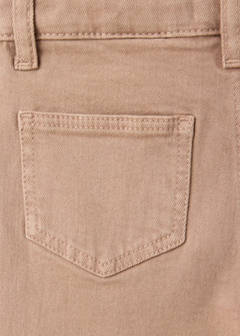 Straight seamless jeans — Medium Brown 6