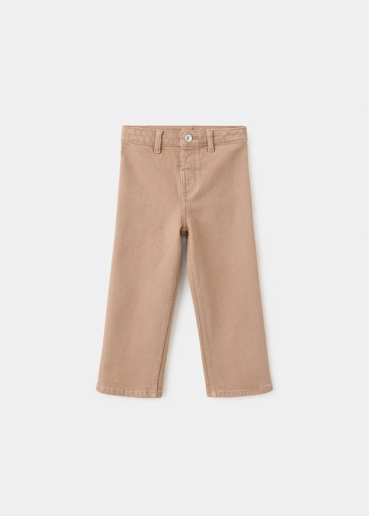 Straight seamless jeans — Medium Brown