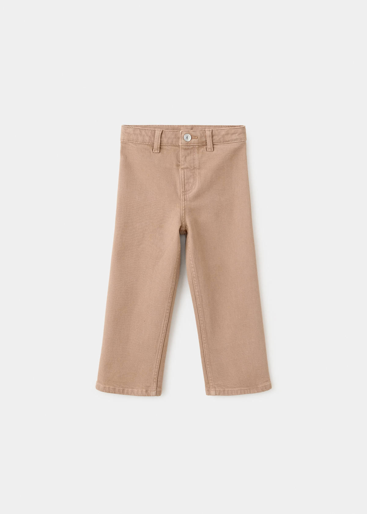 Straight seamless jeans — Medium Brown