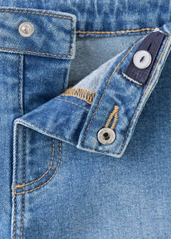 Straight seamless jeans — Medium Blue 3