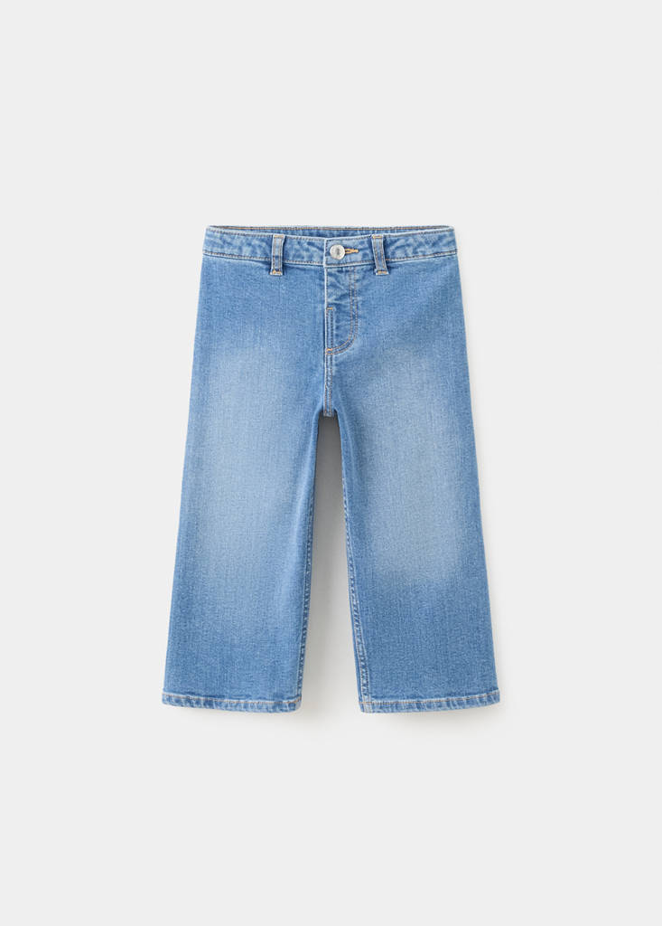 Straight seamless jeans — Medium Blue