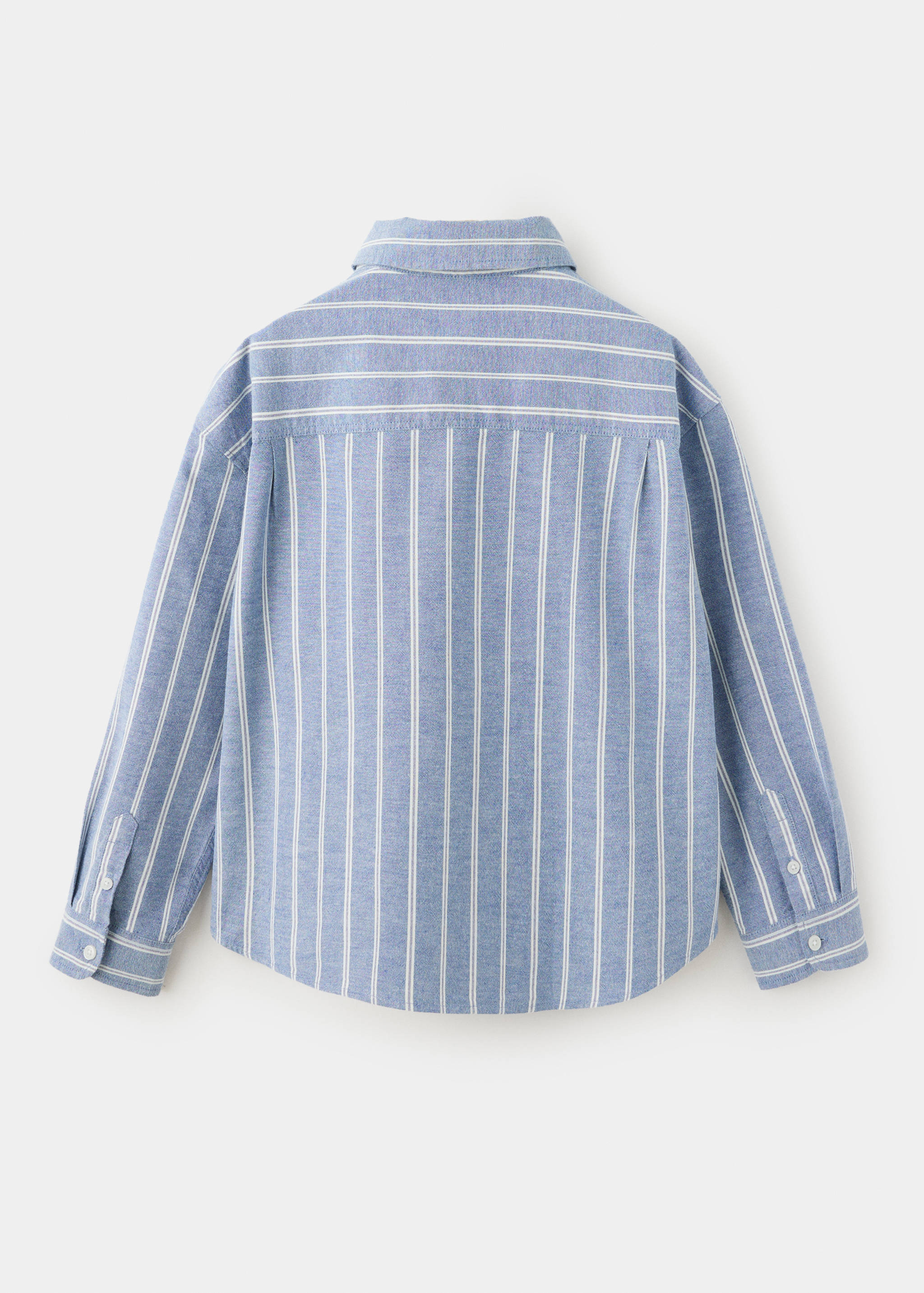 Chemise 100 % coton rayures - Verso de l’article