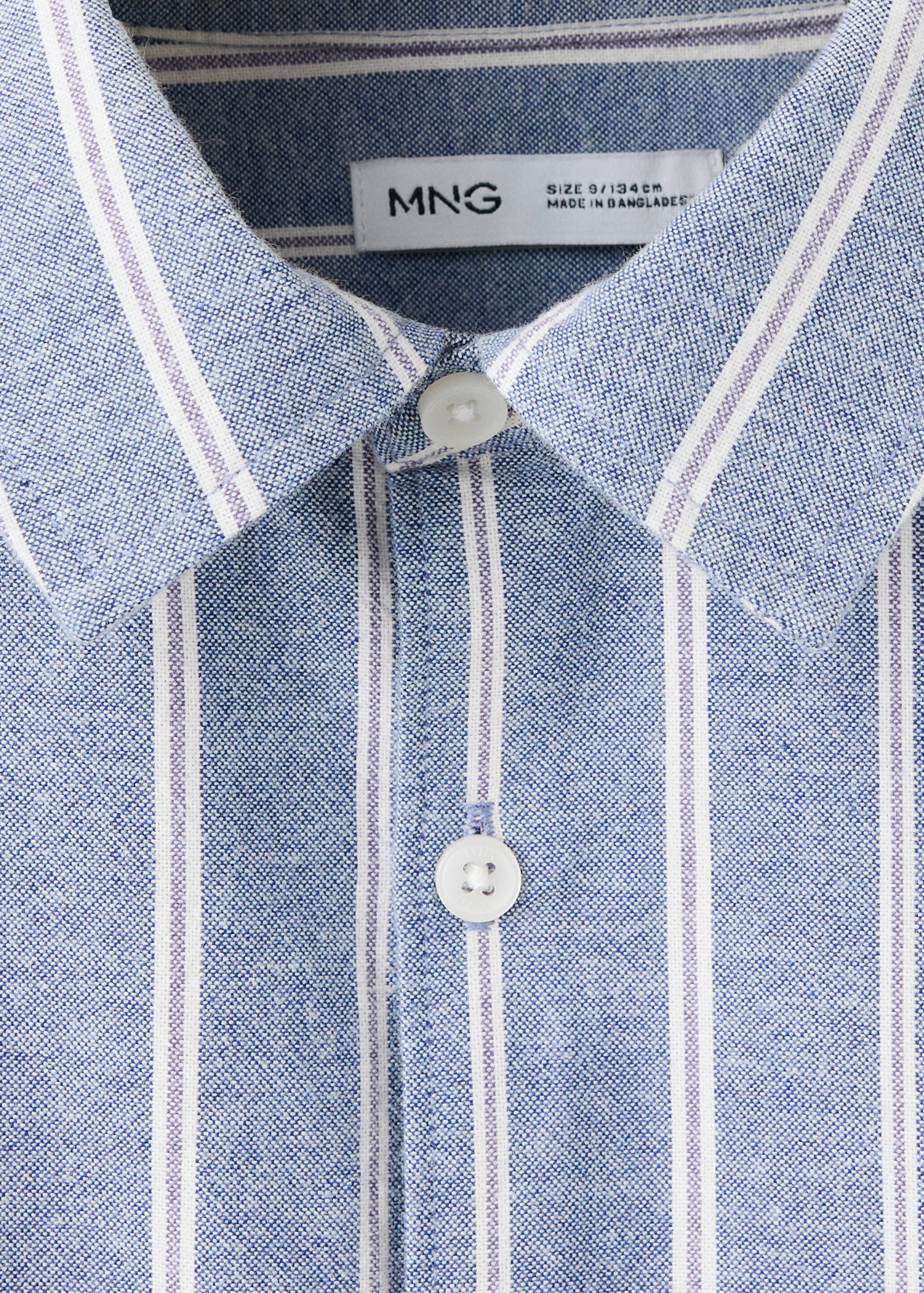 Chemise 100 % coton rayures - Détail de l'article 8