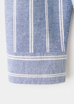 Striped flannel shirt — Blue 5