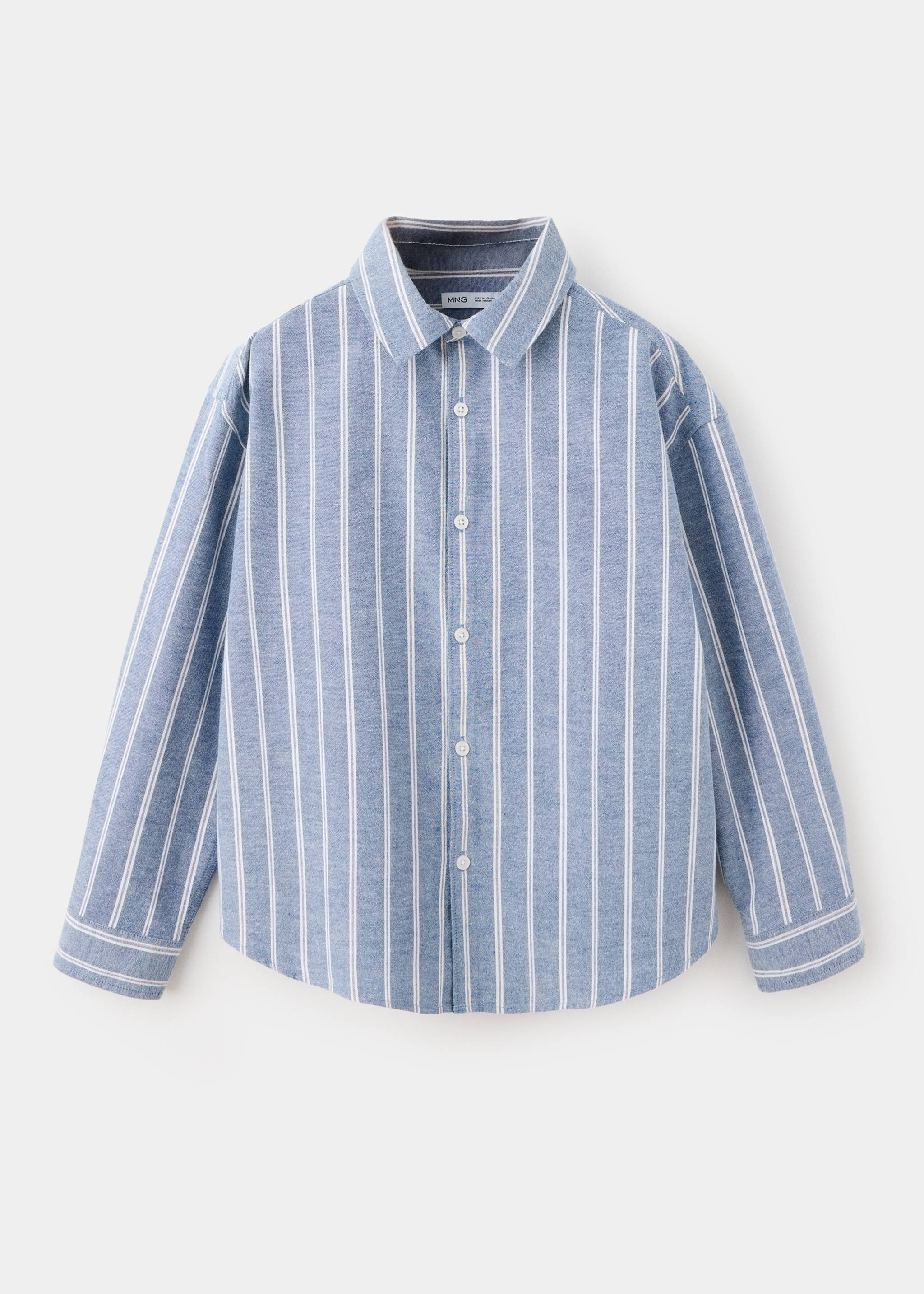 Chemise 100 % coton rayures - Article sans modèle