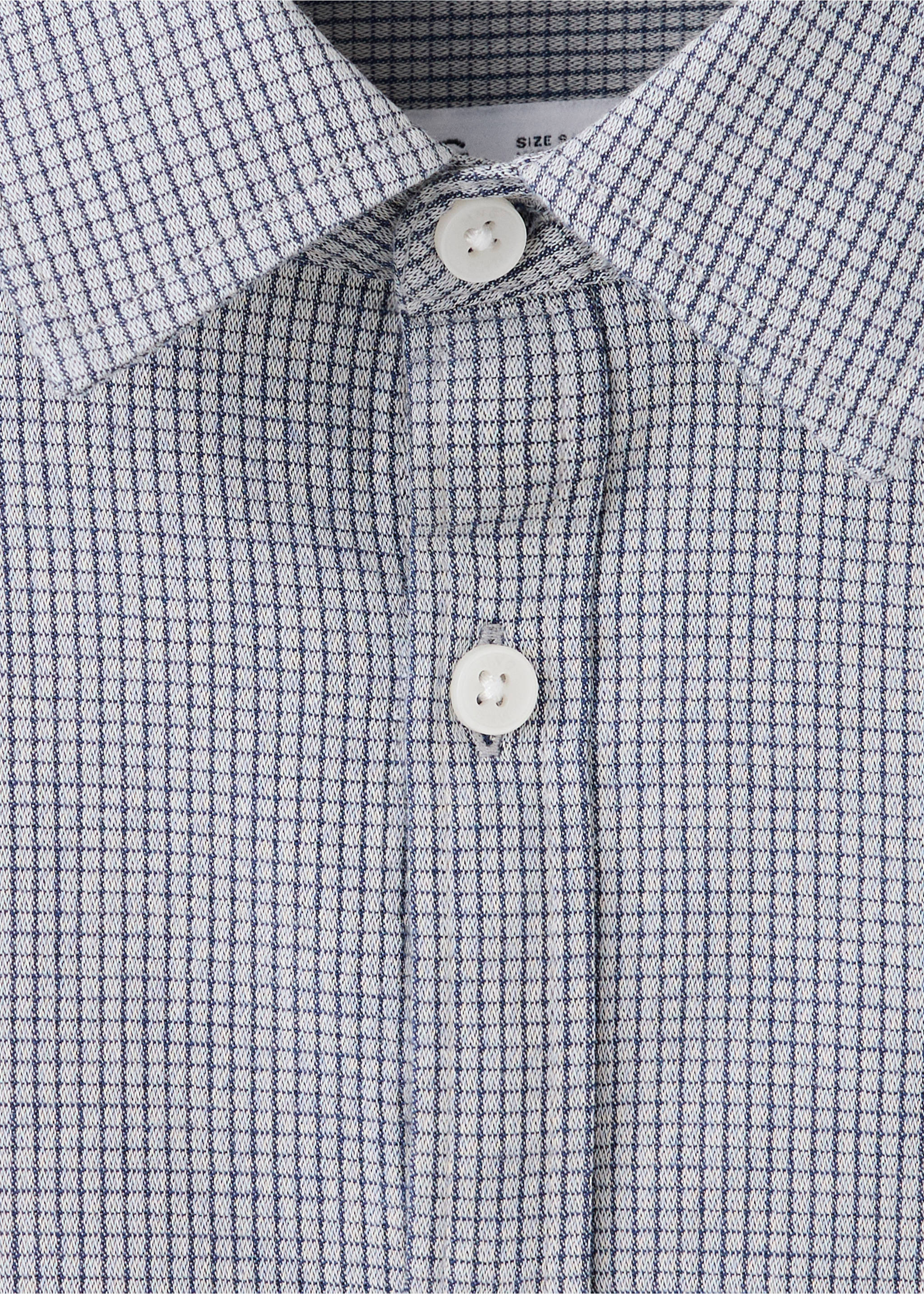 Chemise à carreaux en coton - Détail de l'article 8, Gris. Ref: 37074412-00.