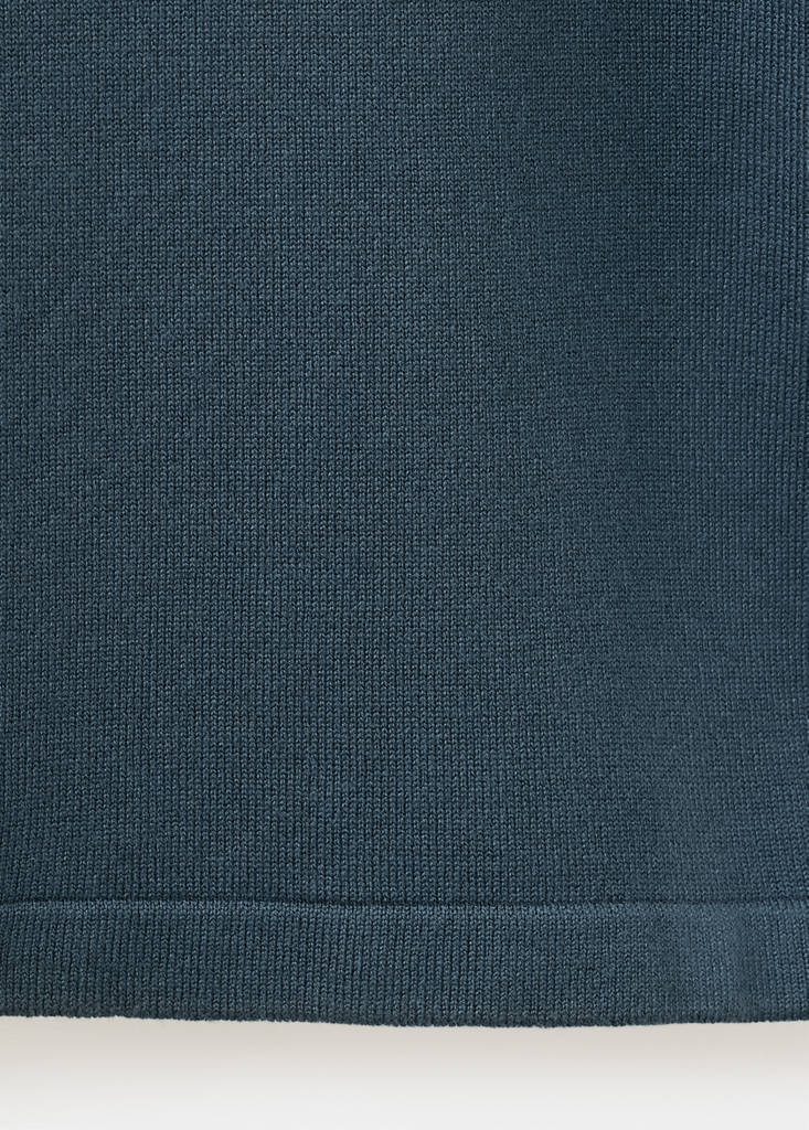 Fine-knit wide leg trousers — Medium Grey