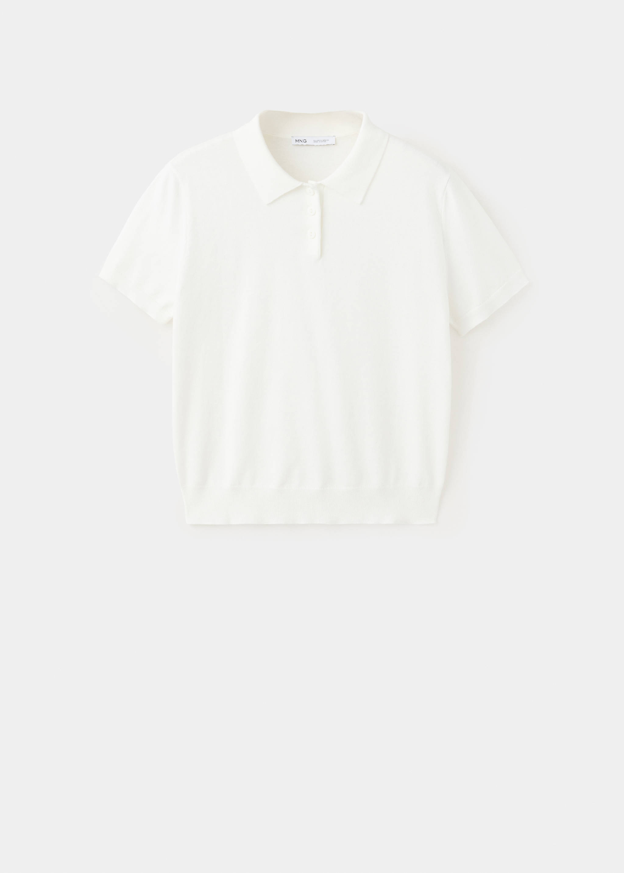Cotton polo sweater - Article without model