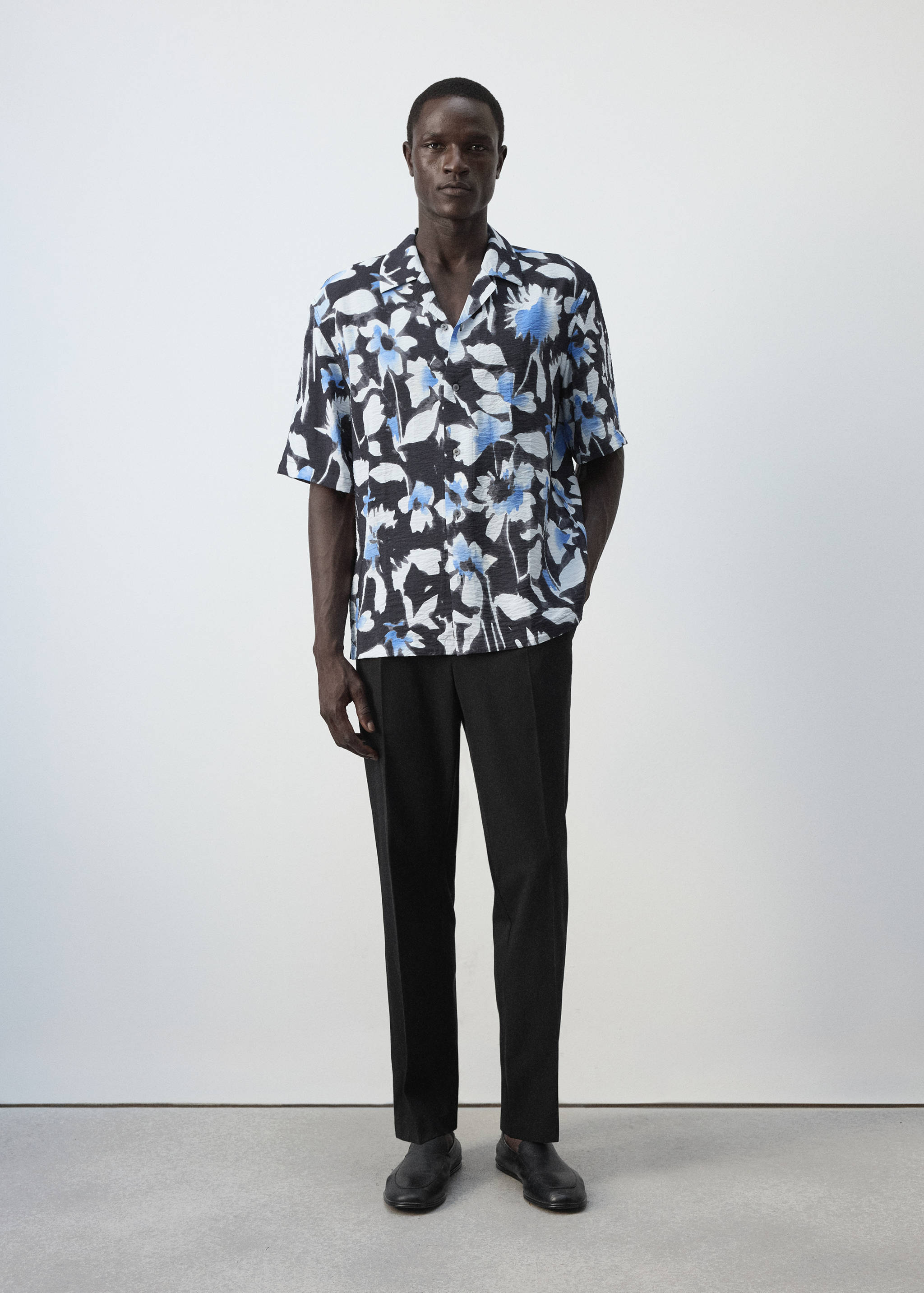 Printed bowling shirt - General plane