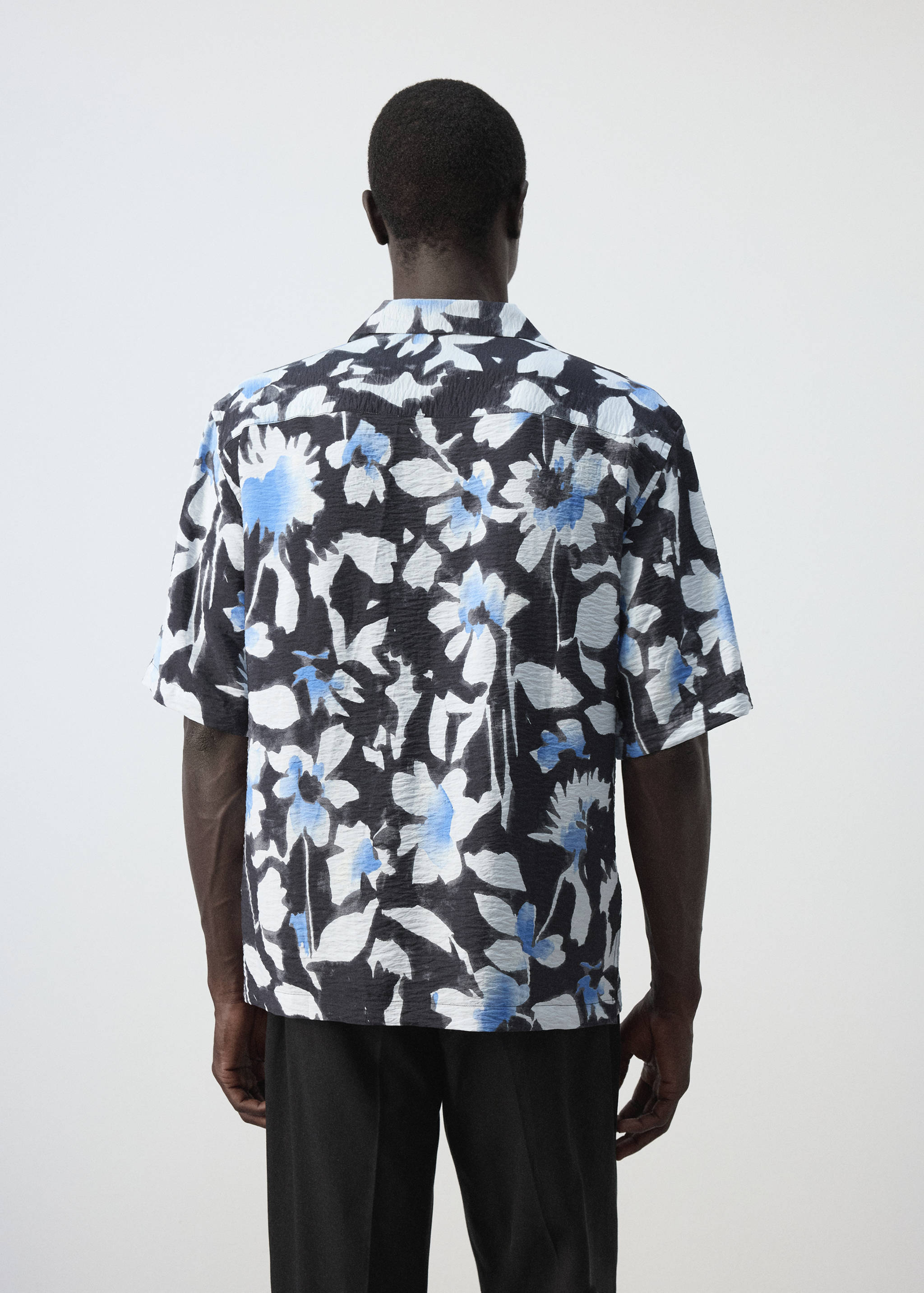 Printed bowling shirt - Reverse of the article