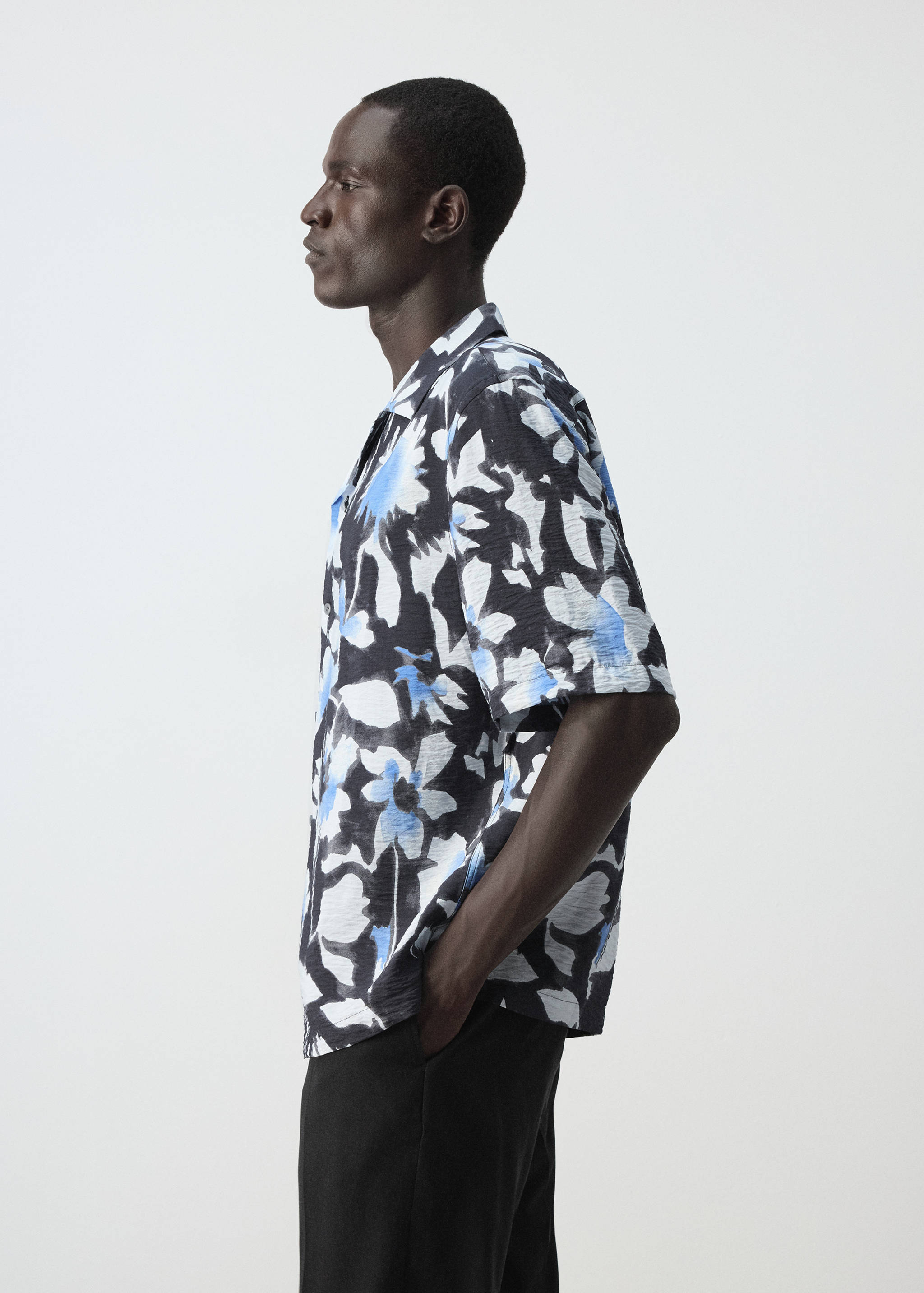 Printed bowling shirt - Details of the article 2