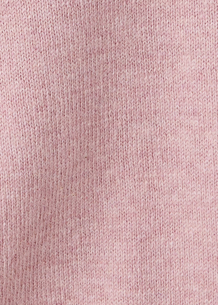 Knitted jumper with frill detail — Pink